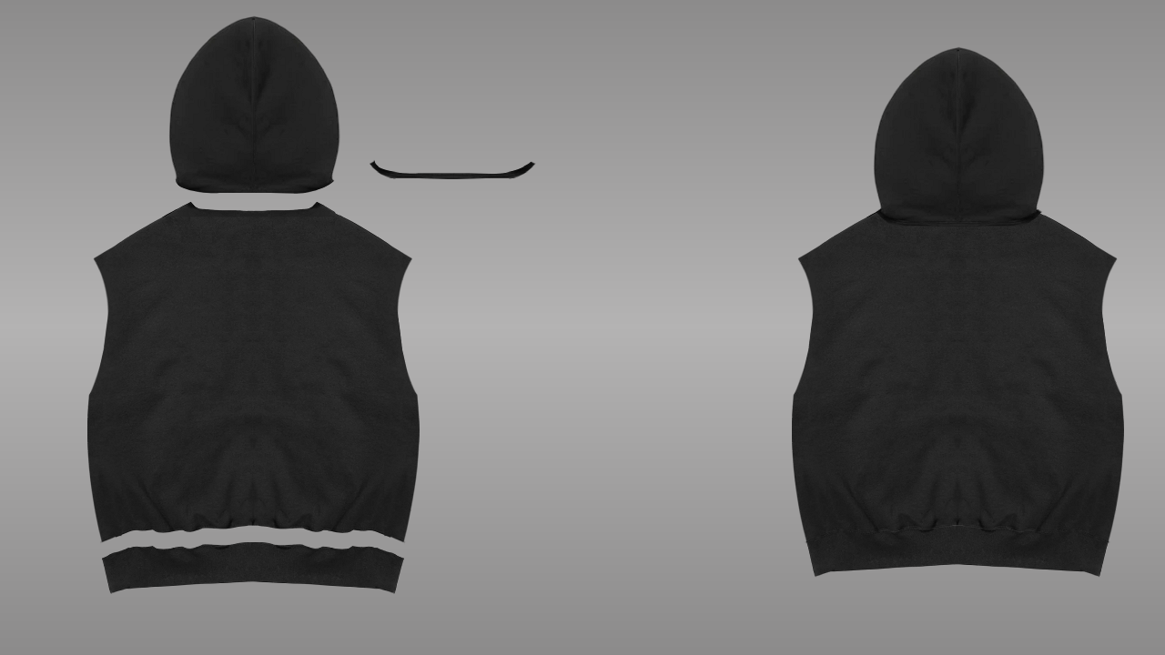 Sleeveless Hoodie
