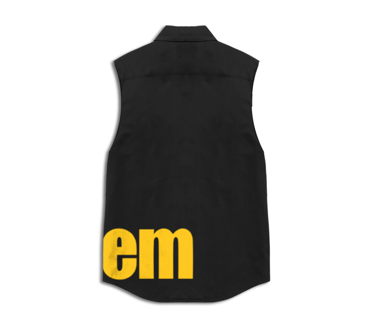 Sleeveless Collar Shirt