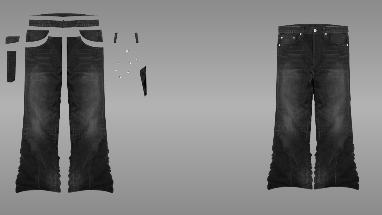 Stacked Jeans