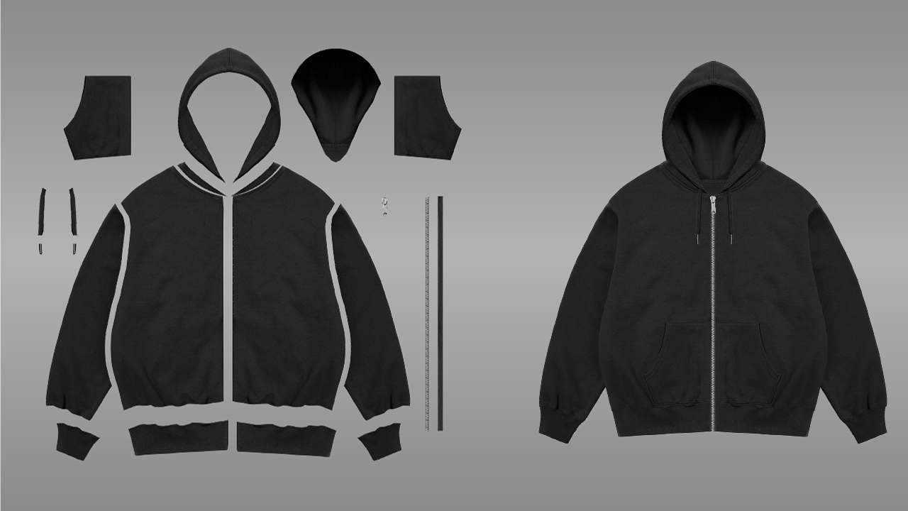 Zip Up Hoodie