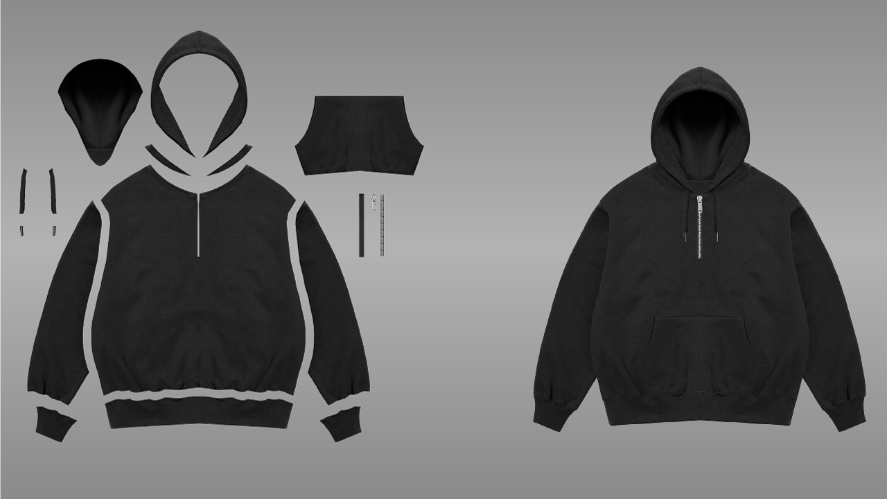 Quarter Zip Hoodie