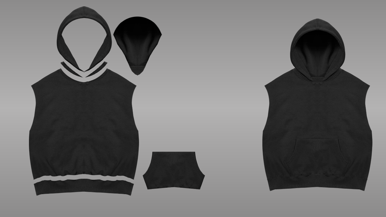 Sleeveless Hoodie