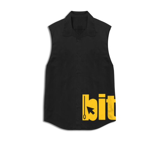 Sleeveless Collar Shirt