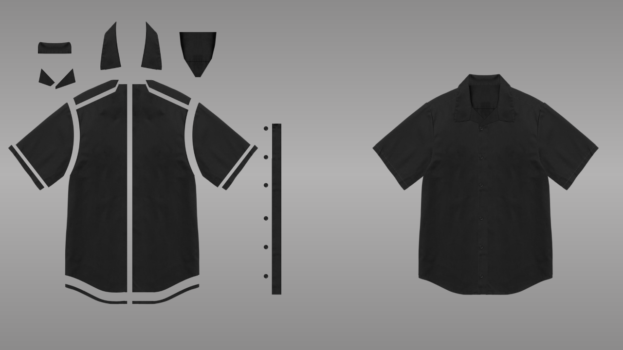 Slim Fit Collar Shirt