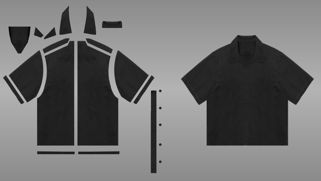 Boxy Collar Shirt